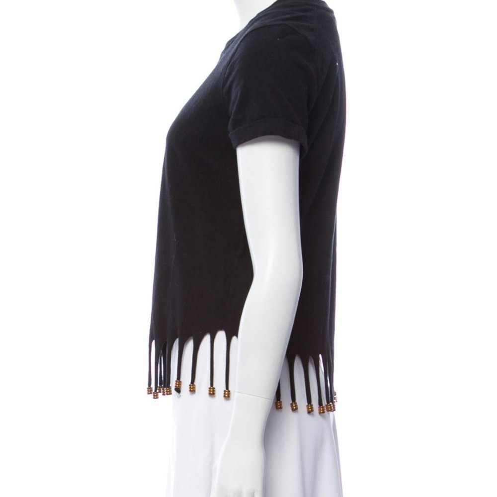 Maje Black Embellished Knit Top - Picture 2 of 4